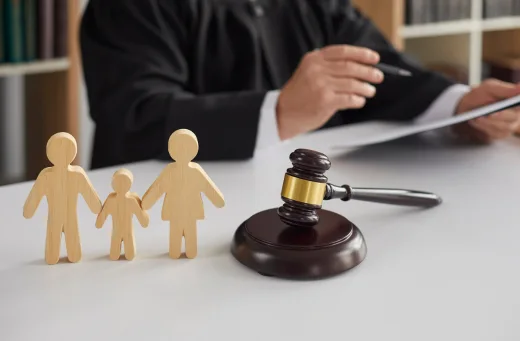 Graphical representation of legal parental authority