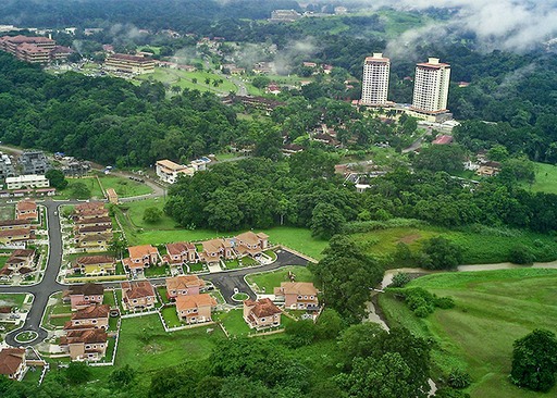 Vista aérea de Clayton, Ciudad de Panamá