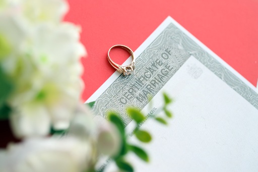 Certification of Registration of Marriage