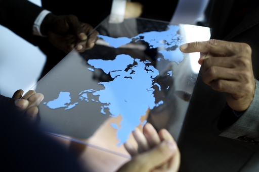 Businessmen evaluating the option of accessing a free trade zone