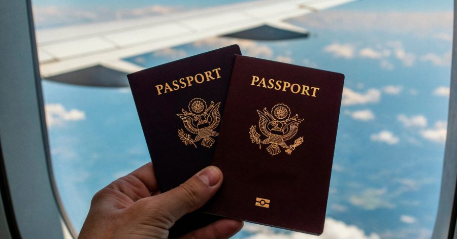 Person traveling and enjoying the second passport benefits